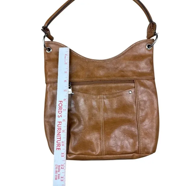Rosetti Tip Top Hobo Bag‎ Brown Sugar Vegan Leather Shoulder Purse Boho - Image 5