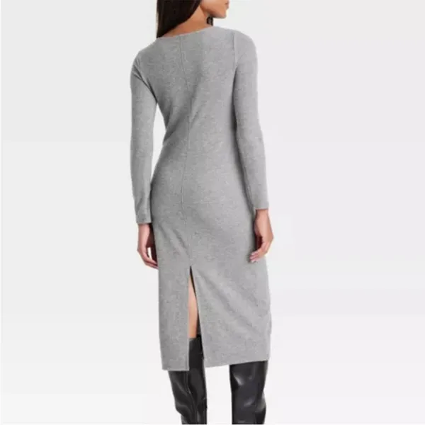 A New Day Grey MIDI Dress/M - Image 2