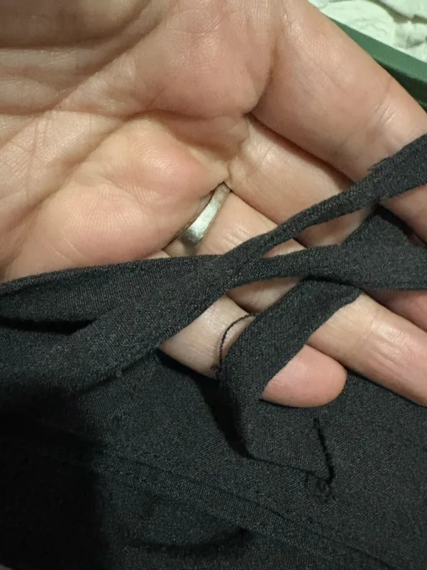 Old Navy Black Stretch Pants with Drawstring Waist - Image 8