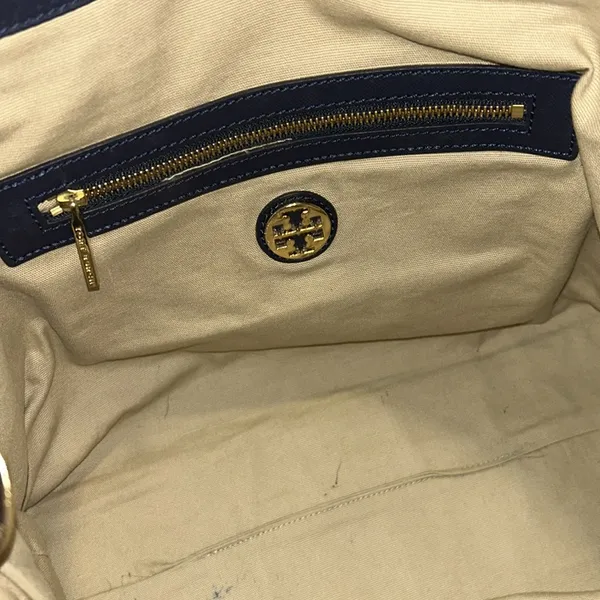 Tory Burch Navy Blue Women's Bag - Image 7