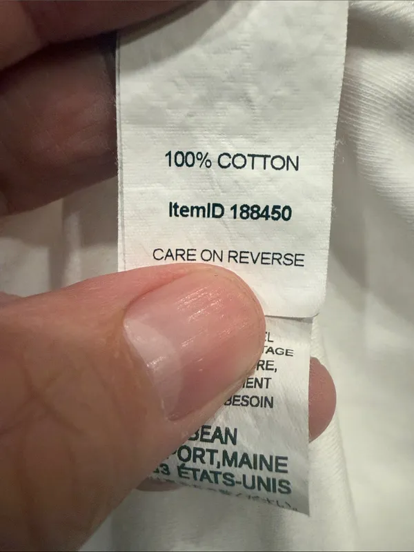 L.L.Bean white turtle neck size xlarge . - Image 5