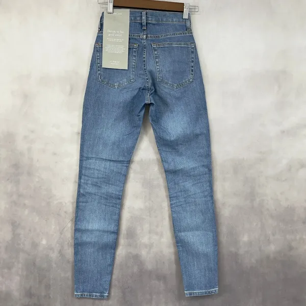 Everlane‎ High Rise Skinny Jeans Womens 23 Stretch Minimalist Indie Clean Girl - Image 2