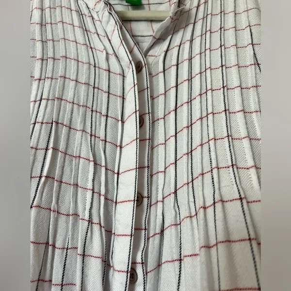 dip size XL plaid top White - Image 6