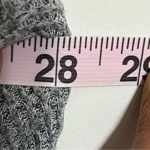 Aerie Womens Large Gray Ribbed‎ Turtleneck Sweater Oversized Pullover Top - Image 8