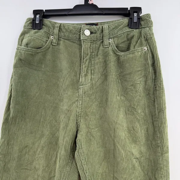BDG Urban Outfitters Mom High Rise Corduroy Pants Green Size 26 - Image 3