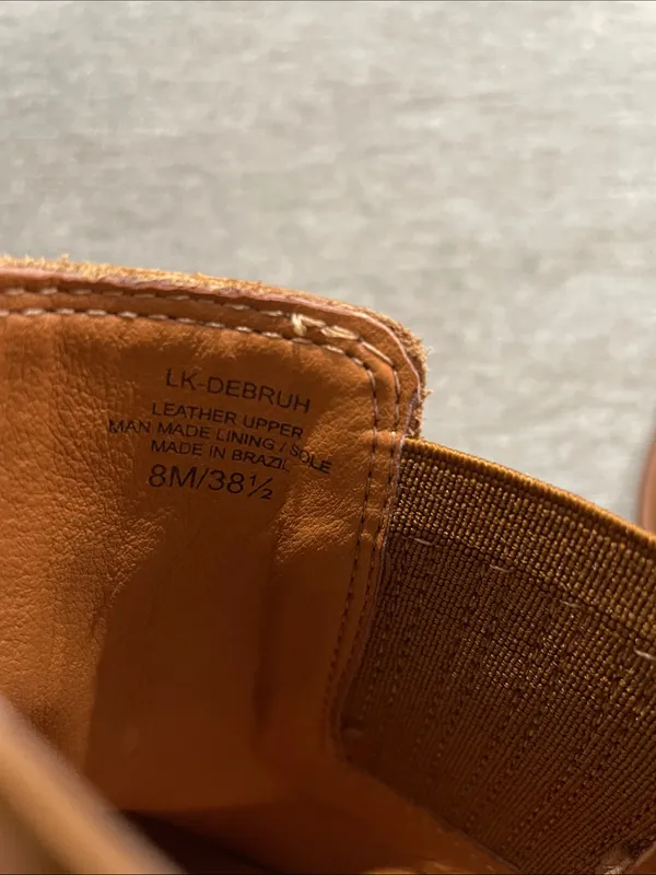 Lucky Brand Debruh Heeled Bootie Medium Dark Brown Size 8 - Image 10