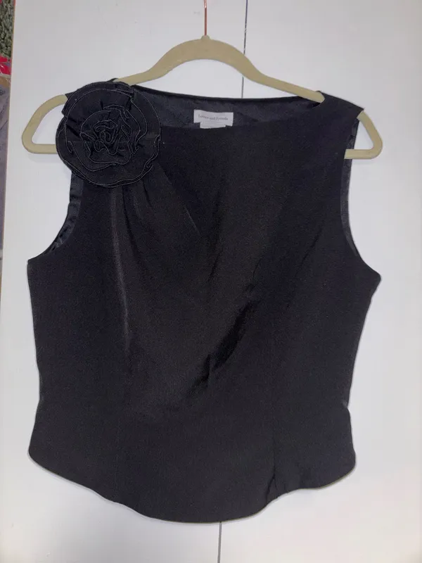 Lovers + Friends Top Black - Image 2