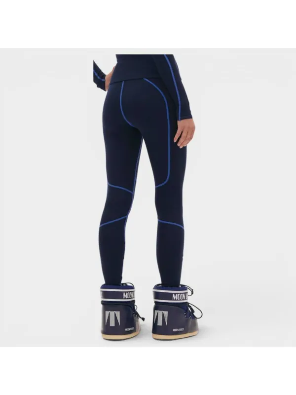Halfdays Hallie Midweight Merino Legging Navy Blue Womens Size S Base Layer NWT - Image 6