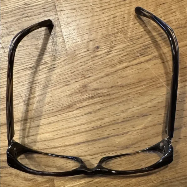 Baby Phat Y2K 90s Frames EYEGLASSES Glasses Brown & Silver Open Temple - Image 5
