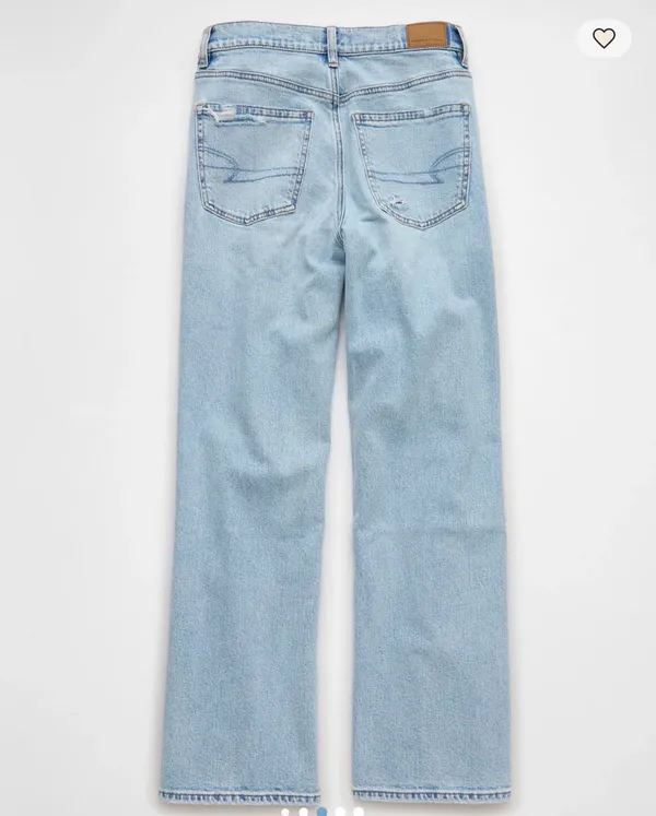 NWOT American Eagle Strigid Ripped High Waisted Stovepipe Jeans - Image 2