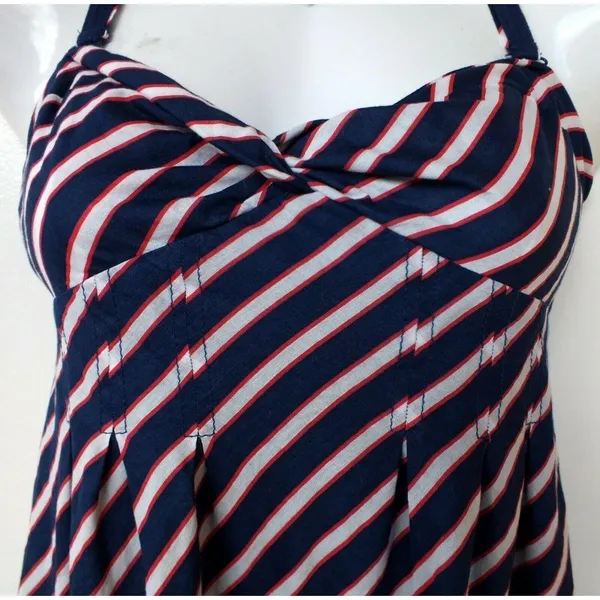 American Eagle Striped Versatile Summer Striped Cotton Dress Size 4 Gators UF - Image 4