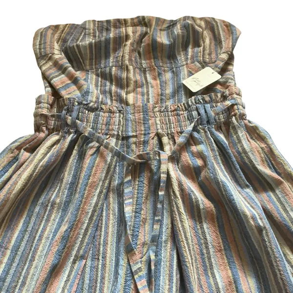 Free people roaming shores strapless cotton romper size small one piece - Image 10