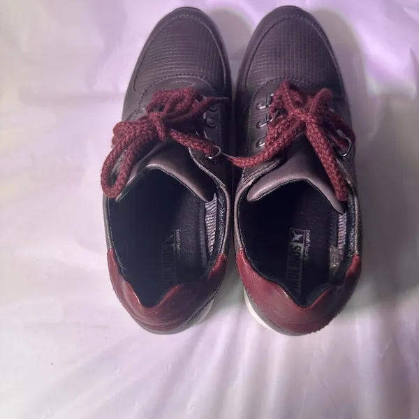 PIKOLINOS women Brown and Burgundy Sneakers - Image 9