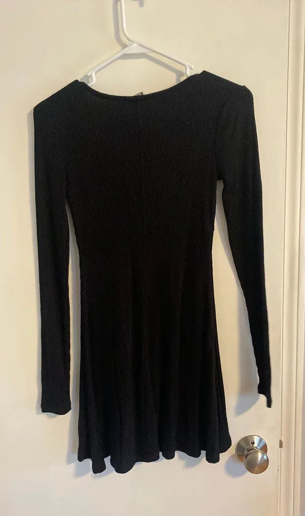 Wild Fable Black Sweater Mini Dress - Image 5