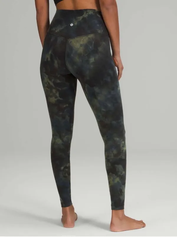 Lululemon Align High-Rise Pant 28" Diamond Dye Graphite Grey Bronze Green 6 - Image 6