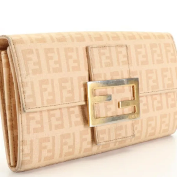Fendi Zucchino FF Logo Long Wallet or clutch - Image 4
