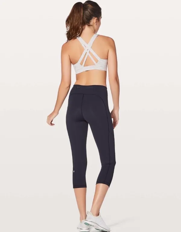 Lululemon Stash N' Run Bra Wee Are From Space Nimbus Battleship / Ice Grey 4 - Image 7
