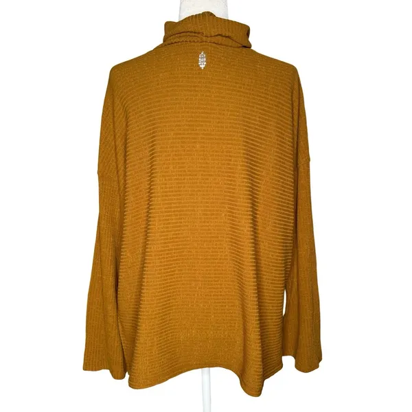 Free People Movement Can't Handle This Turtleneck Top Burnt Orange‎ XS - Image 6