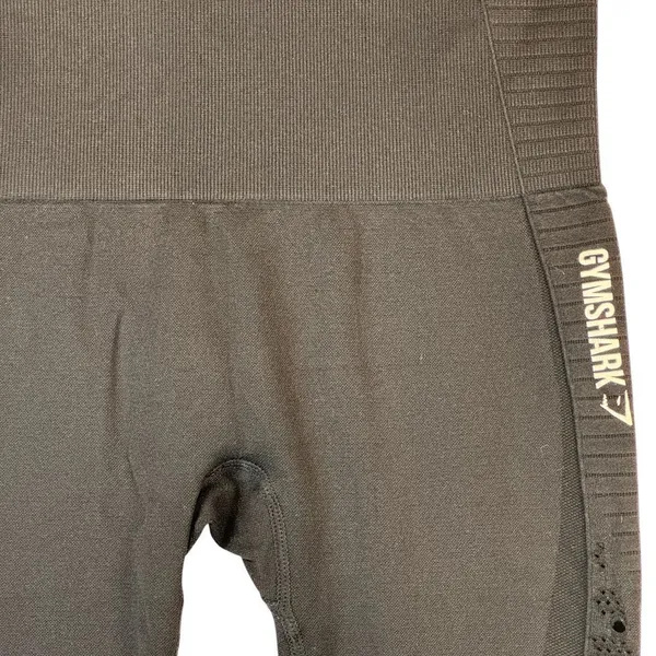 Gymshark Vital Seamless‎ Leggings High Waisted Black Athletic Gym XS/S READ - Image 8