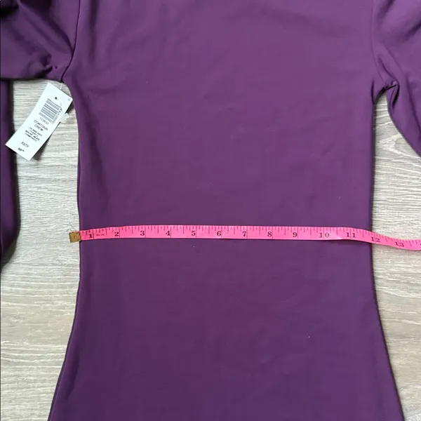 Aritzia NEW Babaton Contour long sleeve bodycon dress in Dewberry Purple XS - Image 8