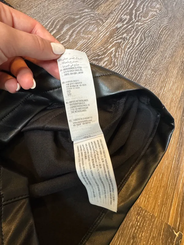 Abercrombie Leather Shorts - Image 5