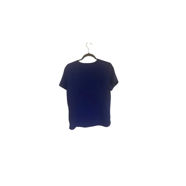 Women's FIGS Blue Short Sleeve V-Neck Scrub Top M - Image 3