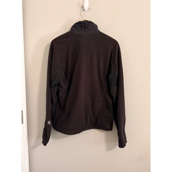 Patagonia R2 Regulator Fleece Jacket Womens L Black Full Zip Waffle Grid Jacket - Image 5