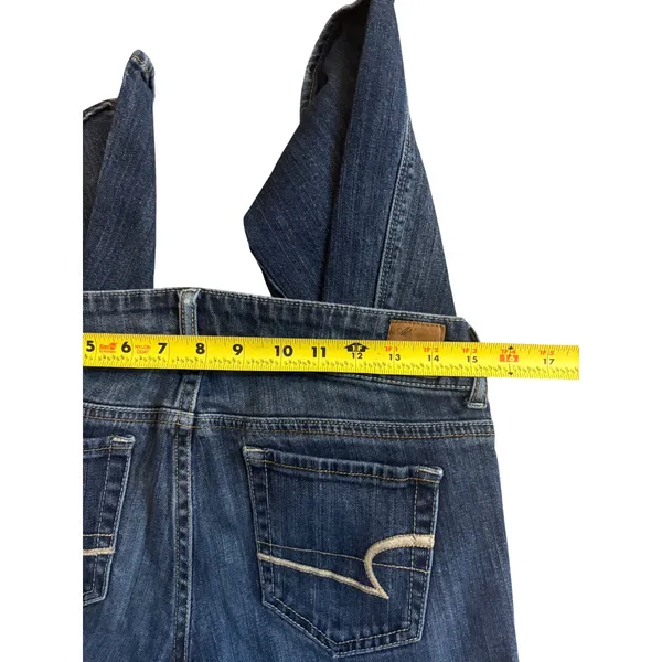 American Eagle Artist Low Rise Bootcut Jeans Dark Wash Size 6 Regular Y2K 0603 - Image 6