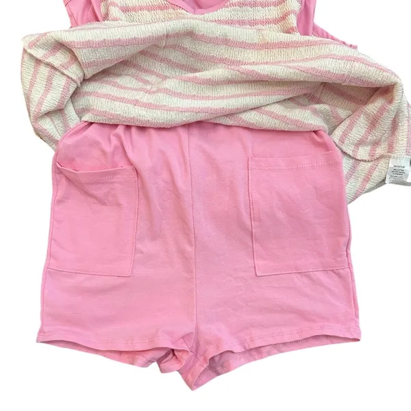 BUCKET LIST Hot Shot Skort TankDress Size Small Pink White Comfort Stretch - Image 6