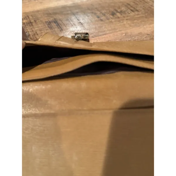 Authentic Gucci Vintage Tan Leather Clutch Wallet Jackie Clasp Italy‎ - Image 13