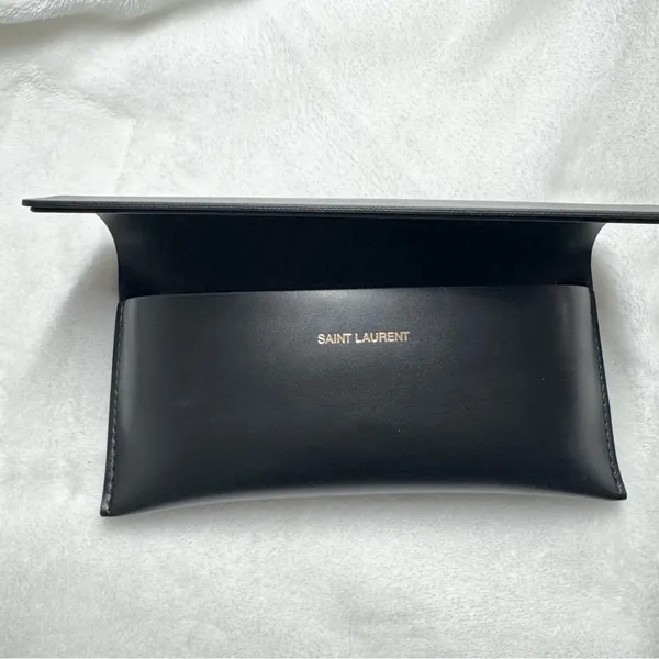 Saint Laurent 52mm Hot Pink Rectangular Sunglasses - Image 7