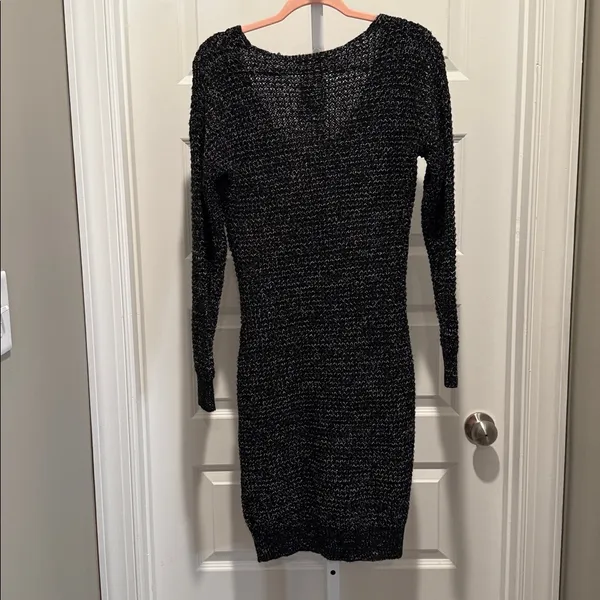 Black‎ Tape Sweater Dress Size M NWT Gray Knit Long Sleeve Casual Cozy Chic - Image 5