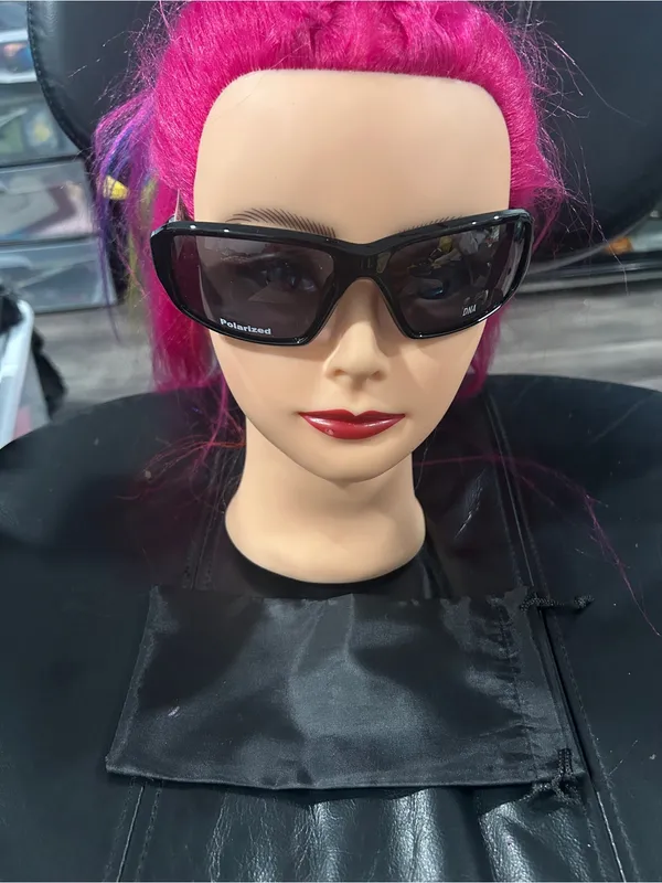 DNA BY M Polarized Black Wrap Sunglasses NWT - Image 3