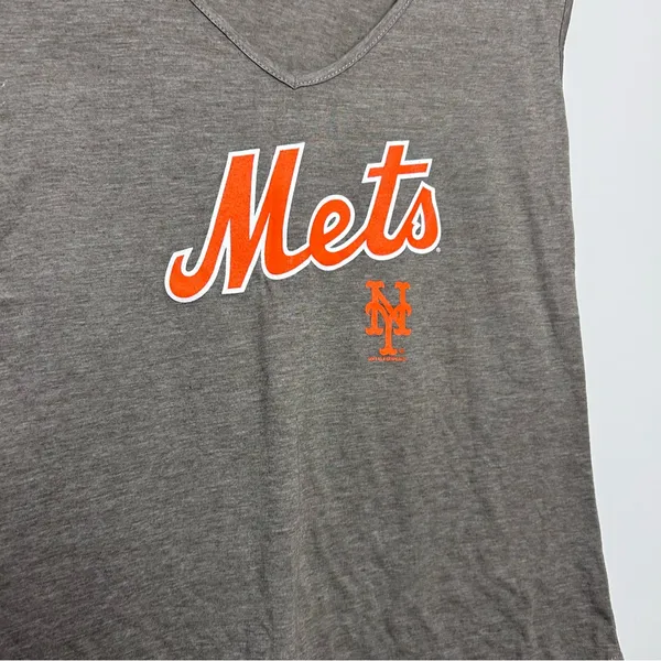 Next Level |Gray Mets Sleeveless Women's Top sz M Gray Size M - Image 3