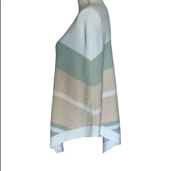 Barefoot Dreams CozyChic Ultra Lite Ocean Breeze Poncho - Image 6