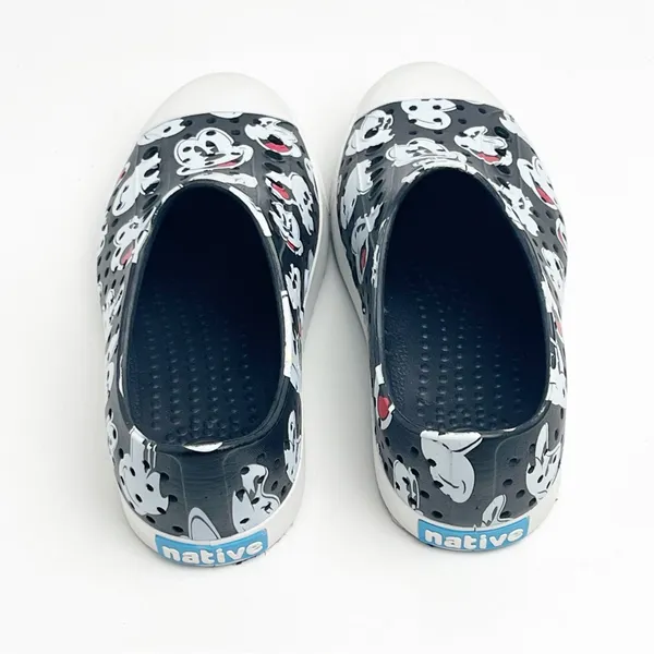 NATIVE x Disney Mickey Mouse Black Slip On Shoes 5 Beach Water Park Vacation - Image 9