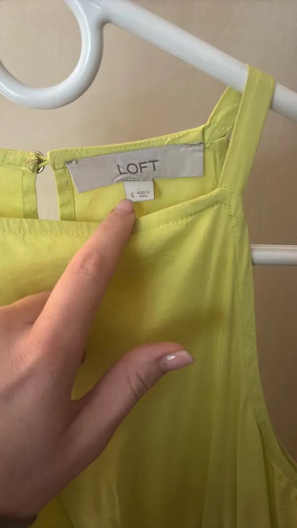 Loft Green Midi Dress - Image 3