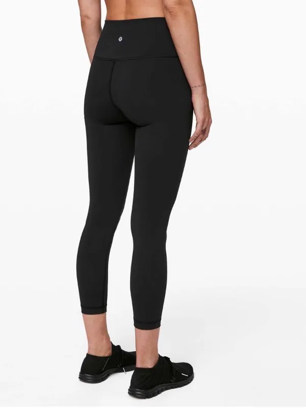 Lululemon Women’s High Rise Black Wunder Under 25” Leggings Size‎ 6 - Image 2
