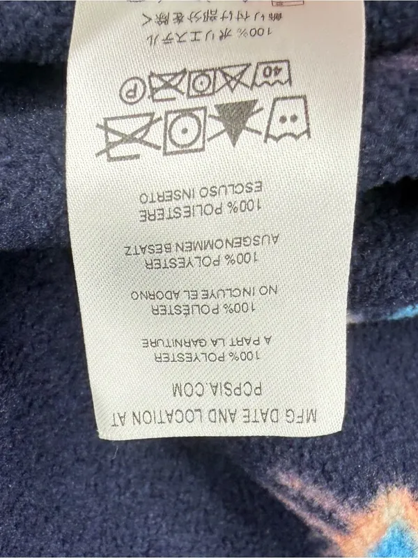 Patagonia Lightweight Synchilla Snap-T Women M Navy Geometric Fleece - Image 7