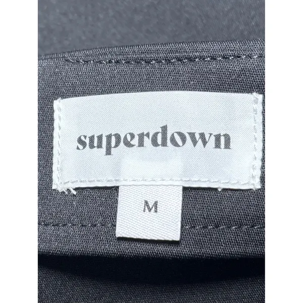 Superdown Revolve NWOT Aaleyah Colorblock Wrap Skort M Black White Skirt Shorts - Image 8