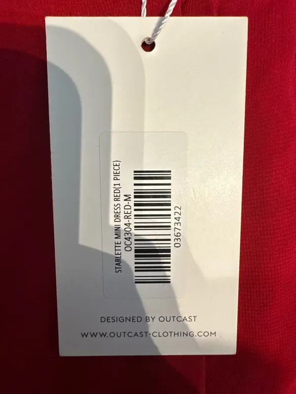 Outcast red lace mini dress Size M - Image 3