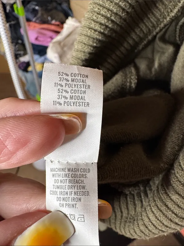 Aerie Olive Green Cozy Fleece Joggers Size Small - Image 11