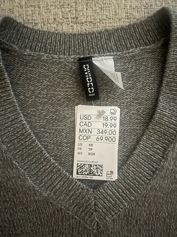 H&M Cropped Sweater - Image 2