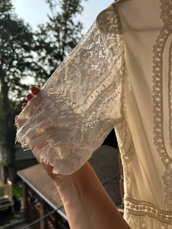 Lacey White Dress - Image 5