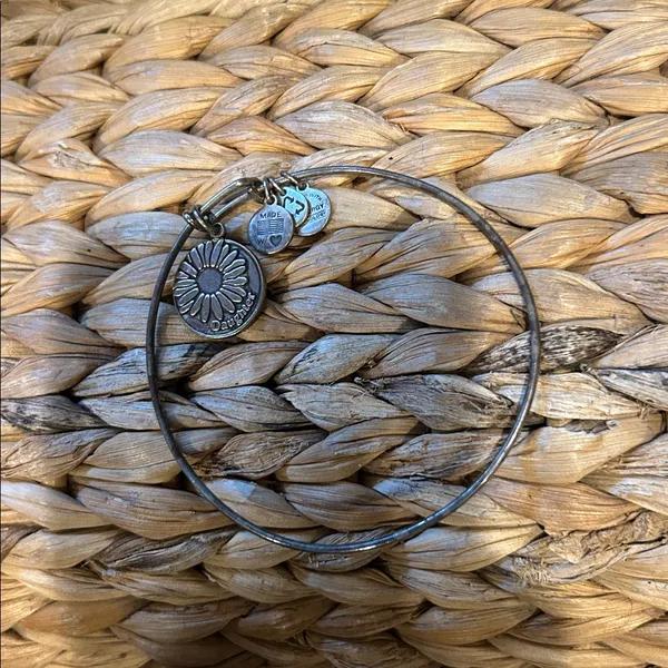Alex and Ani "Daughter" Daisy Charm Bangle - Image 2