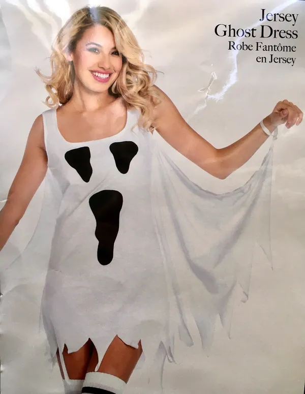 Halloween Ghost Costume , M/L 👻 White Size M - Image 2