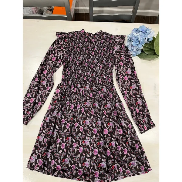 NWOT GAP XS Smocked Ruffle Sleeve Mini Dress‎ - Image 9