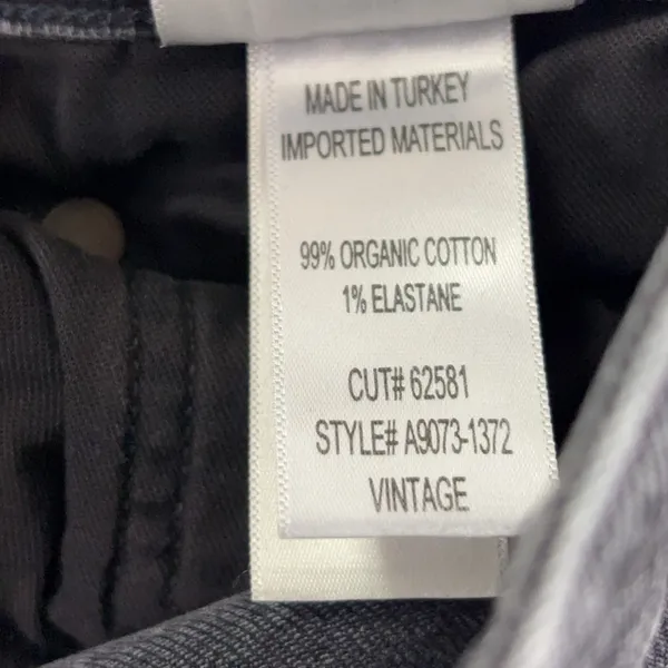 AGOLDE Jeans Womens 31 Gray Charcoal Wash High Rise Straight Stretch Denim - Image 13