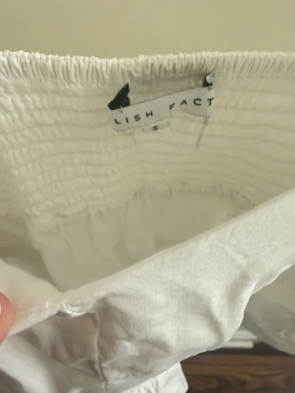 English Factory Top White - Image 2