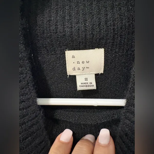 A New Day Black Sweater Dress - Image 4